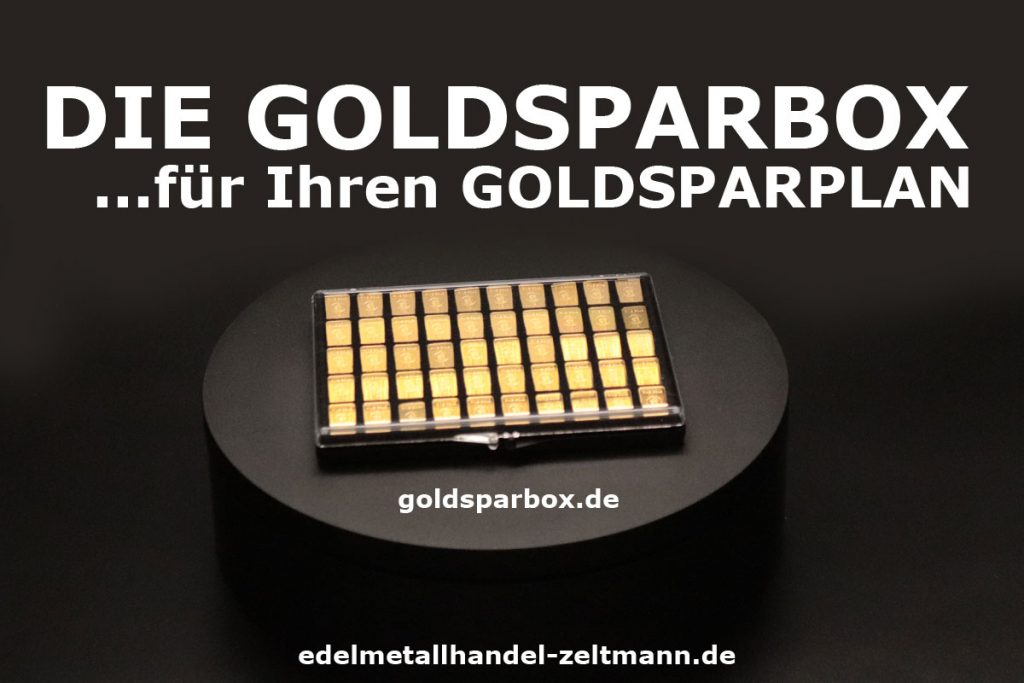 Goldsparbox 50x1g